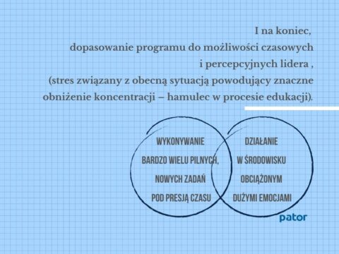 Podnoszenie kompetencji liderów